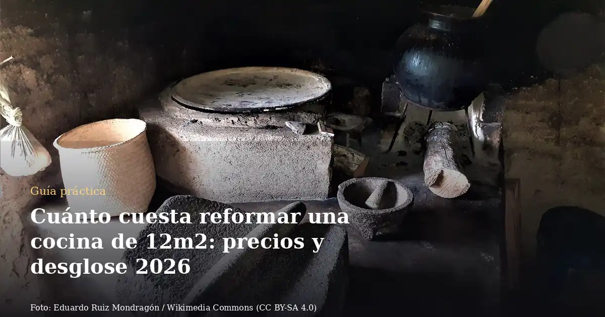 Cuánto cuesta reformar una cocina de 12m2: precios y desglose 2026