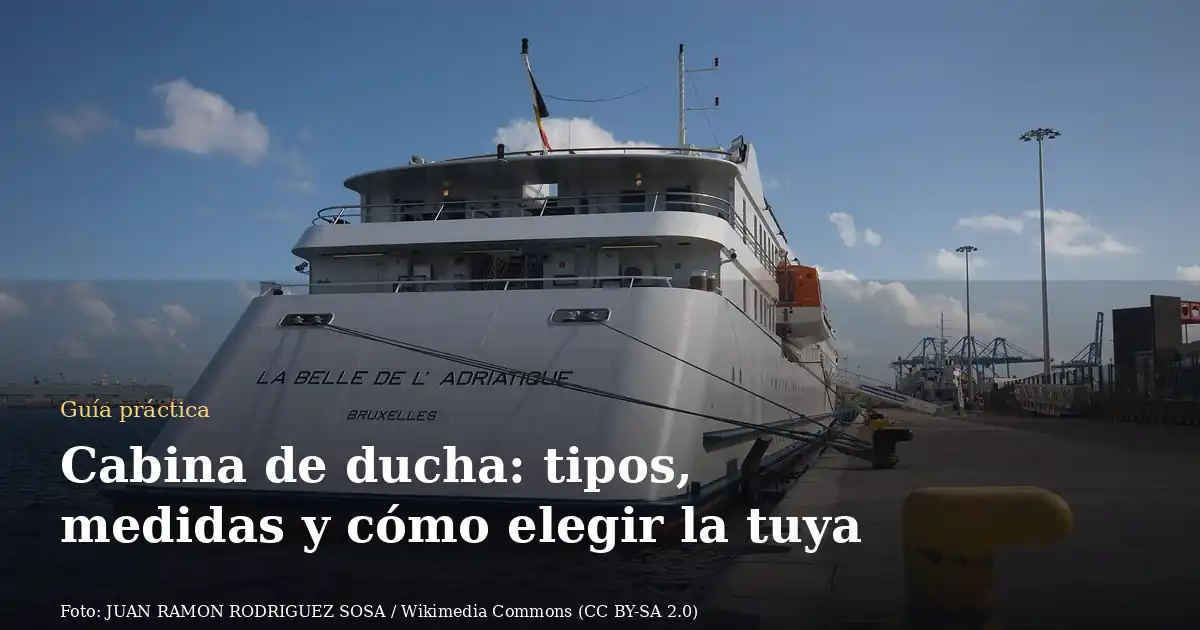 Cabina de ducha: tipos, medidas y cómo elegir la tuya