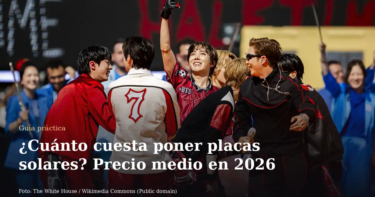 ¿Cuánto cuesta poner placas solares? Precio medio en 2026